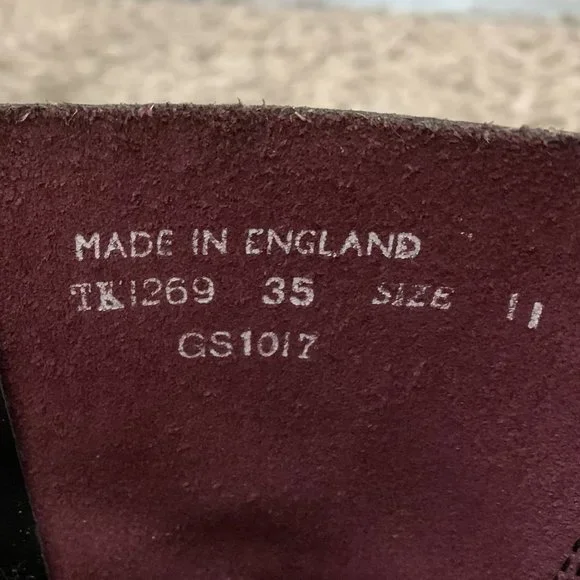 Sold - Gripfast 10 Hole Combat Boots Burgundy Ruboff 10UK - Picture 9 of 9